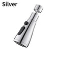 2 In 1 Kitchen Faucet Extender Universal 720° Rotate Pull Out Kitchen Tap Multi-mode Strong Flushing Booster Kitchen Accessories Oasis Select Silver