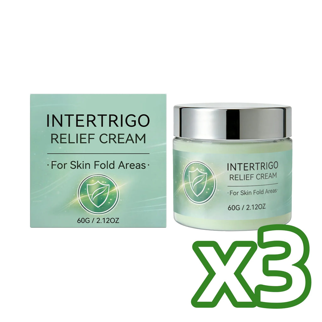 Intertrigo Relief Cream – Skin Fold Care & Anti-Chafing 60g Skin Fold Cream Oasis Select 60g Boxed x 3
