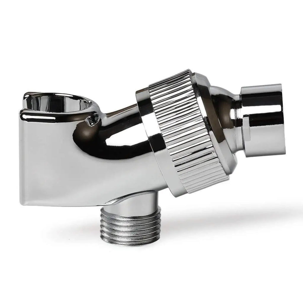 G1/2" 3 Way Tee Connector Shower Adapter Adjustable Water Diverter Valve Arm Mounted Faucet Sprinkler Holder Bathroom Accessory Oasis Select