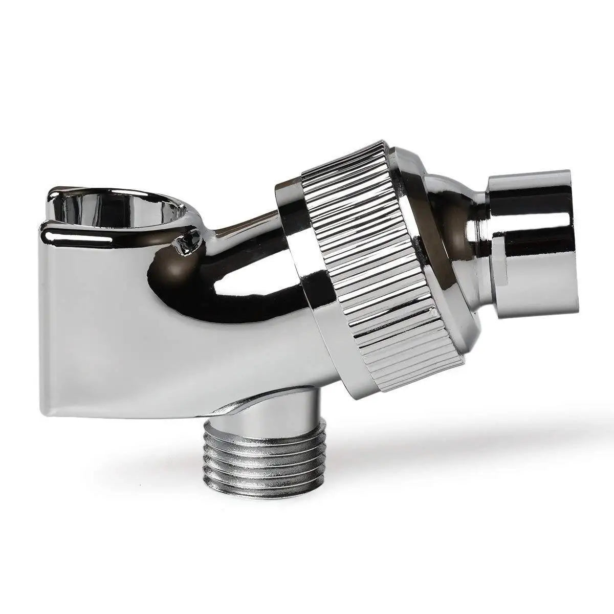 G1/2" 3 Way Tee Connector Shower Adapter Adjustable Water Diverter Valve Arm Mounted Faucet Sprinkler Holder Bathroom Accessory Oasis Select