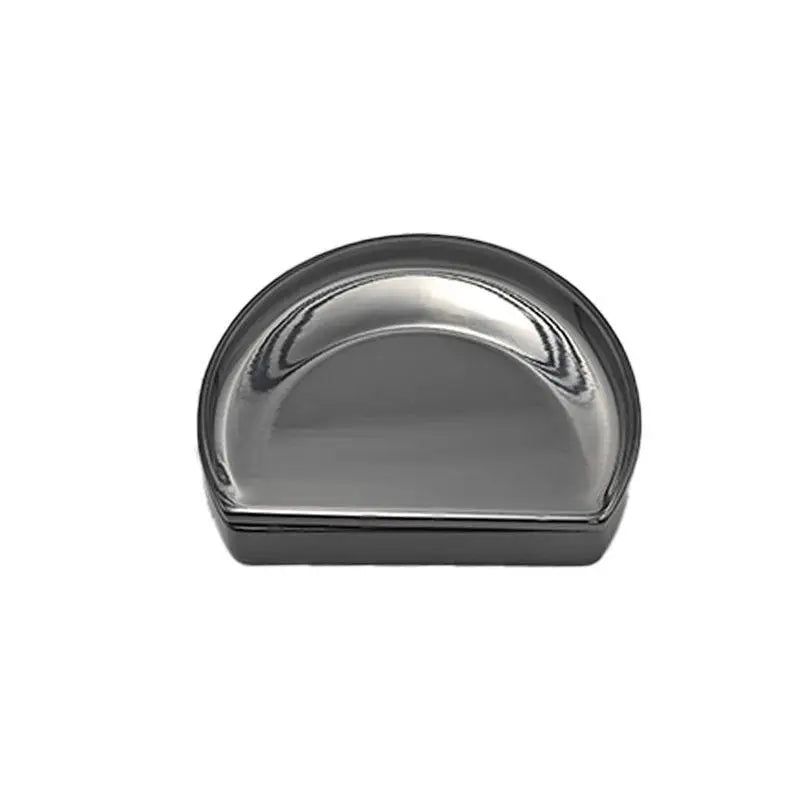 1/2Pcs Zinc Alloy Moon Shaped Balm Storage Box Slide Lid Portable Refillable Solid Perfume Case for Daily Outdoor Use Oasis Select A2