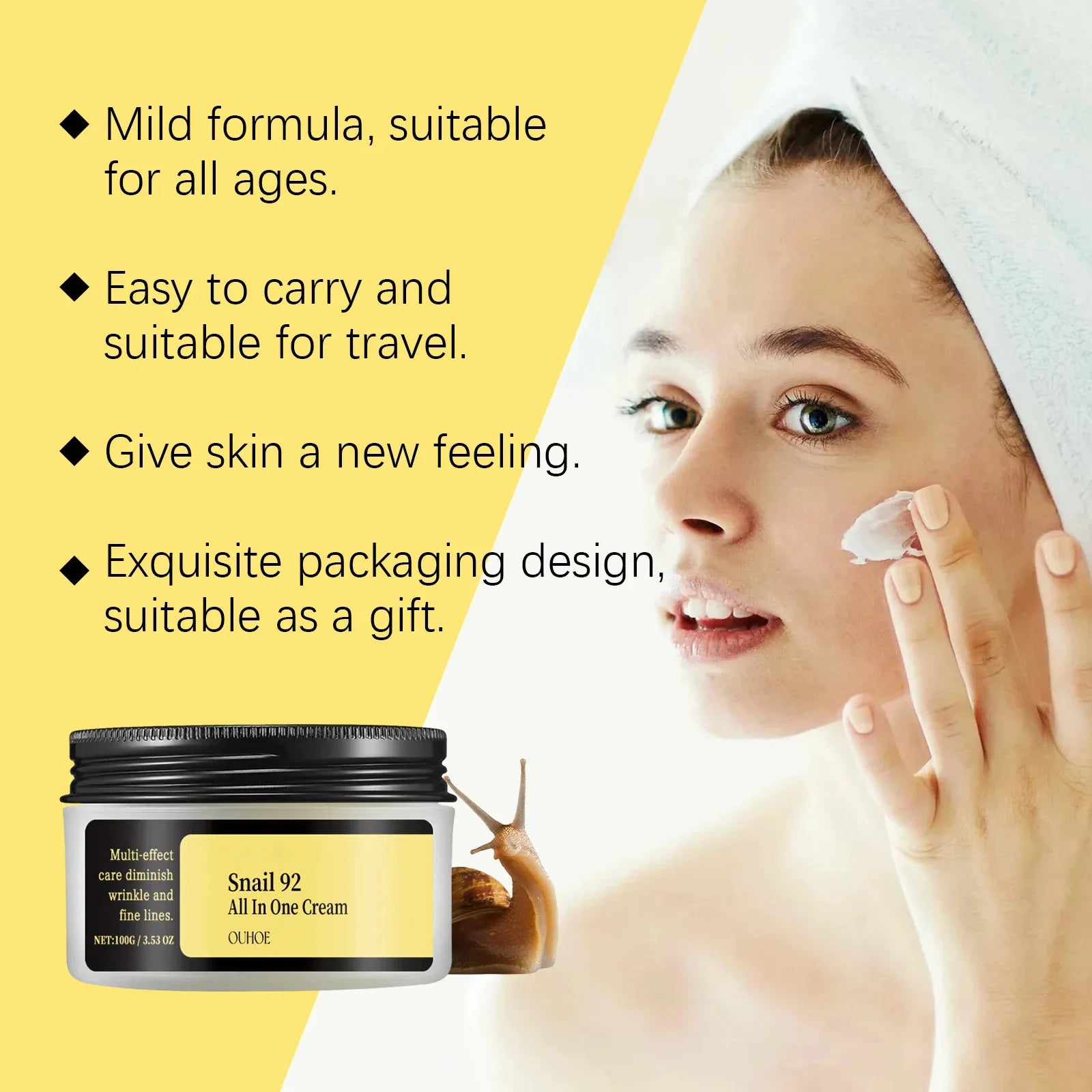 Precious Snail 96 Mucin Power Essence/Cleanser/Cream Moisturizing Smoothing Nourishing Firming Skin Cosmetics Facial Skin Care Oasis Select