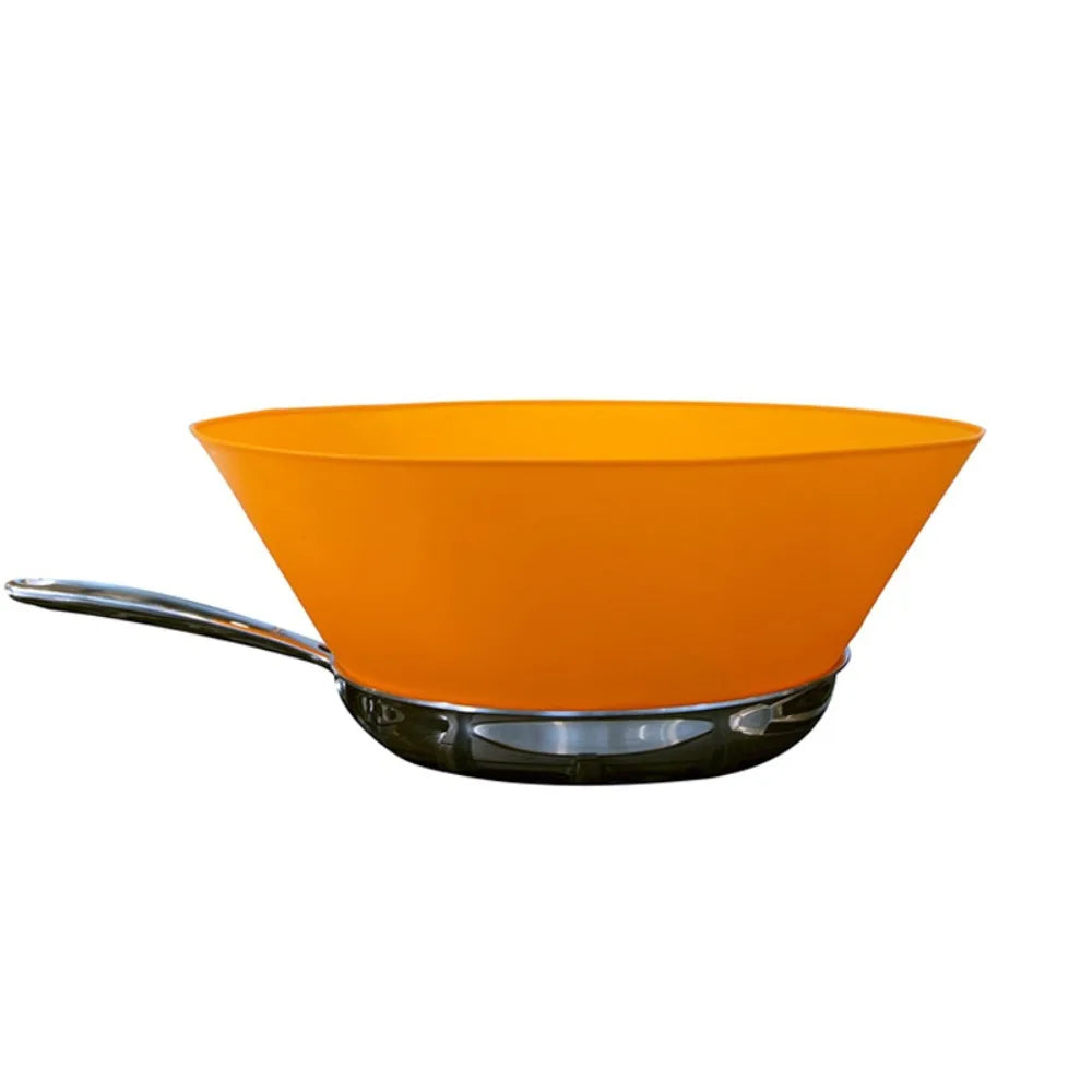 Silicone Foldable Splash Guard Lid for Pots & Pans | Kitchen