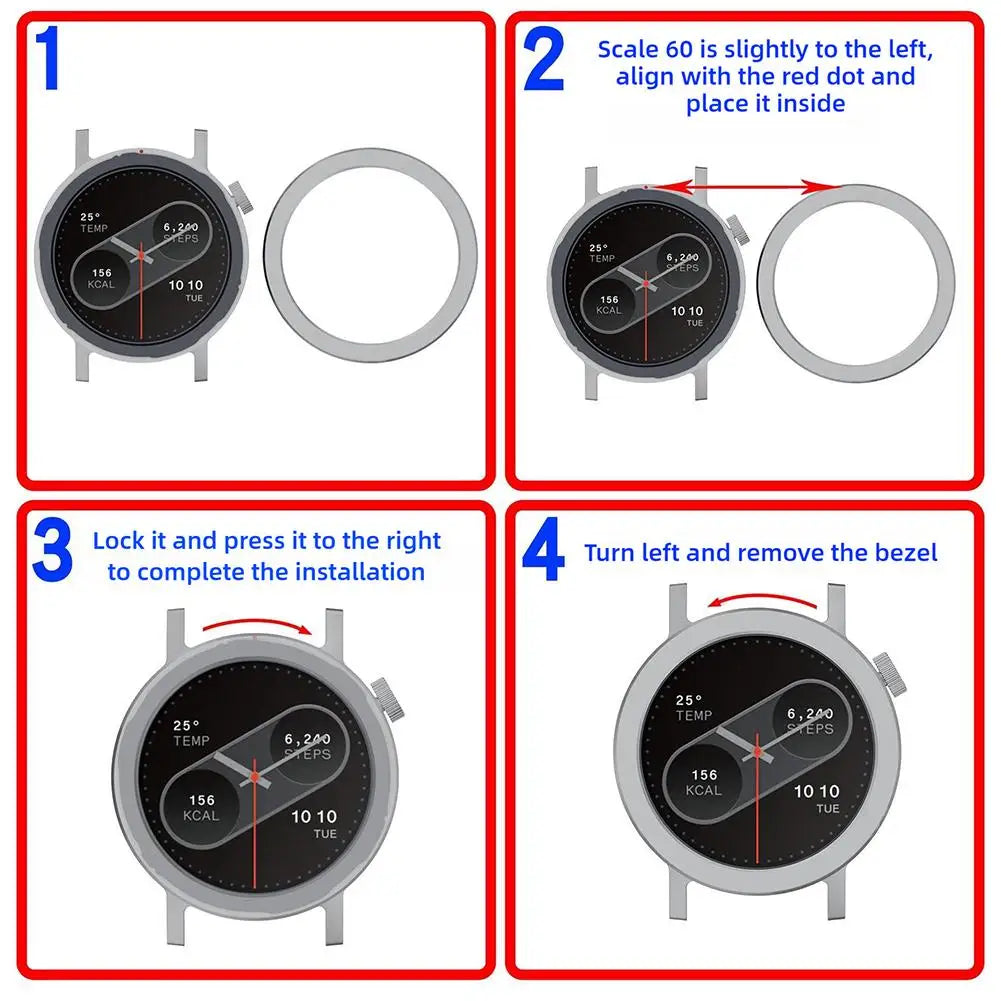 CMF Watch Pro 2 Metal Bezel Replacement Case + Tempered Glass