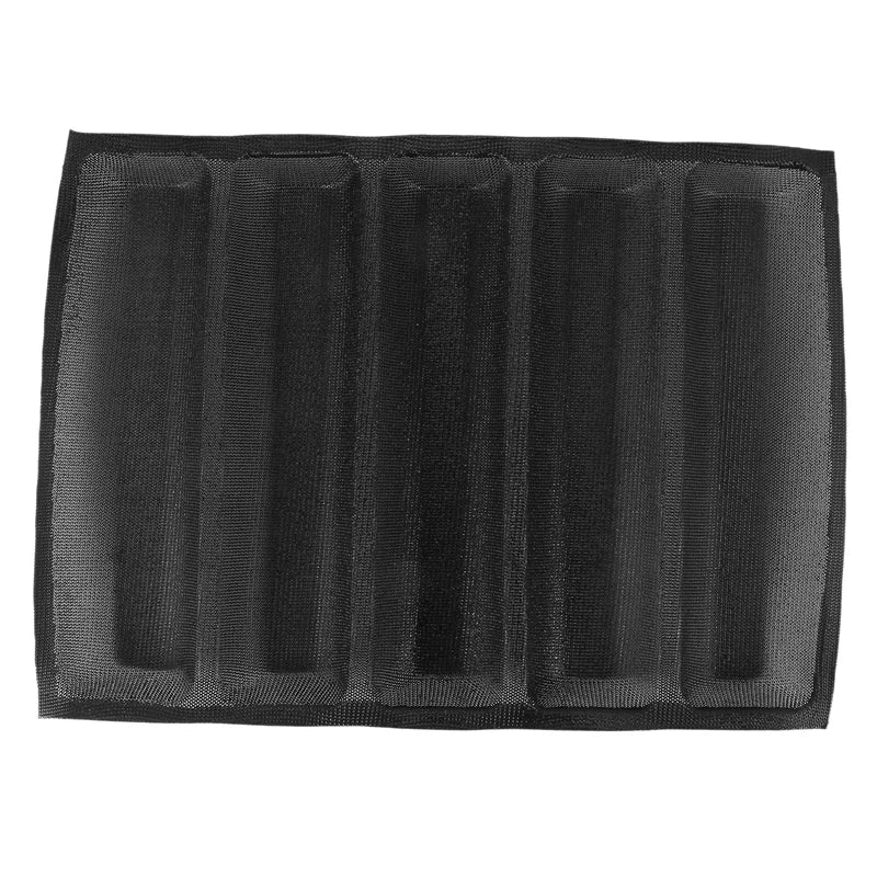 Silicone Baguette Pan - Non-Stick Perforated Fench Bread Pan Forms , Hot Dog Molds , Baking Liners Mat Bread Mould Oasis Select