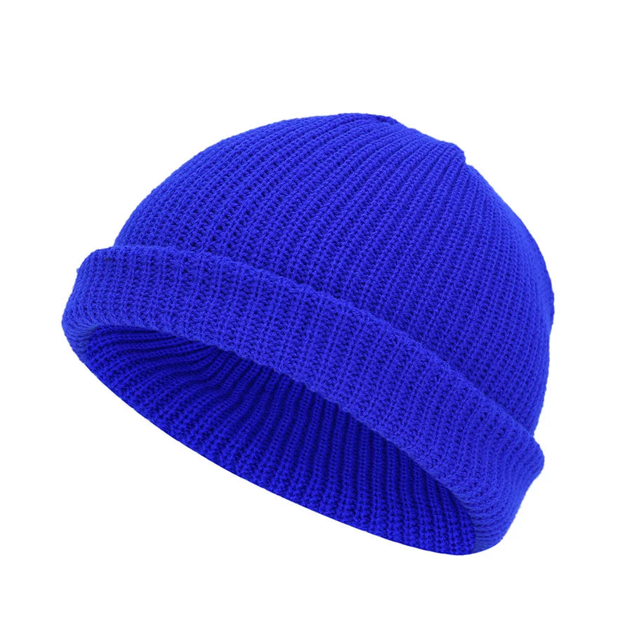 Cold hat, melon skin hat, knitted hat, short hip-hop street hat, woolen hat, men's and women's hat, street retro hexagonal hat Oasis Select 6