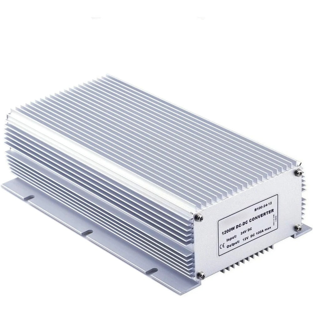DC 24V to 12V 100A 1200W Waterproof Buck Transformer Power Supply Oasis Select