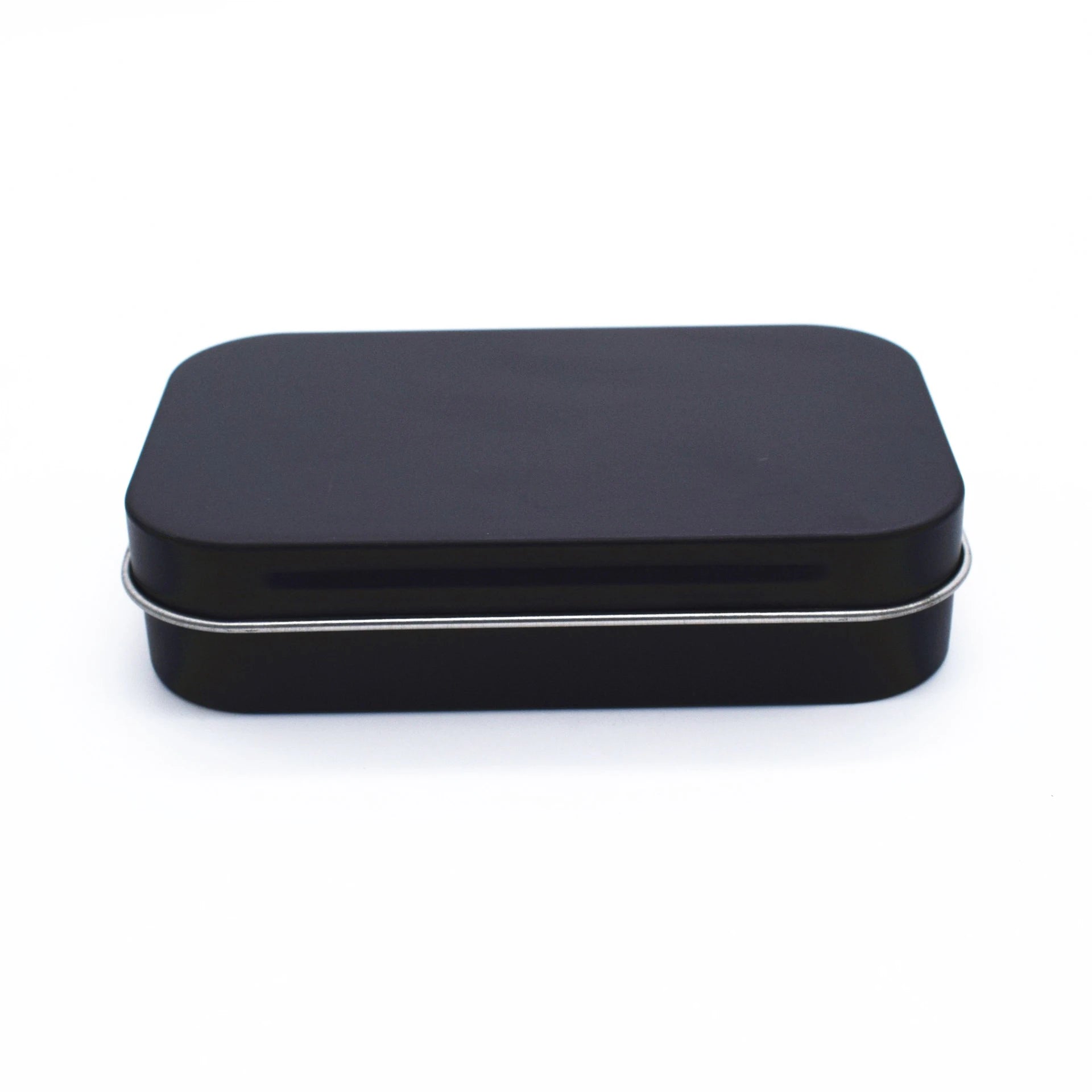 Mini Hinged Tin Box – Small Rectangular Metal Storage Container