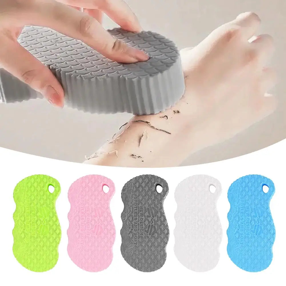 Painless Bath Sponge Brush Exfoliating Scrubber Magic Rub Mud Sponge For Adults Baby Kids Household Shower Scrub Cloth Bathing Oasis Select