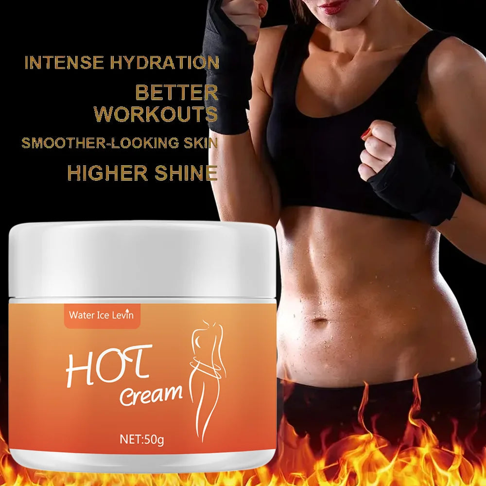 New Heat massage cream, body massage cream, fitness massage cream, improve muscle training and fitness effect 50g Oasis Select