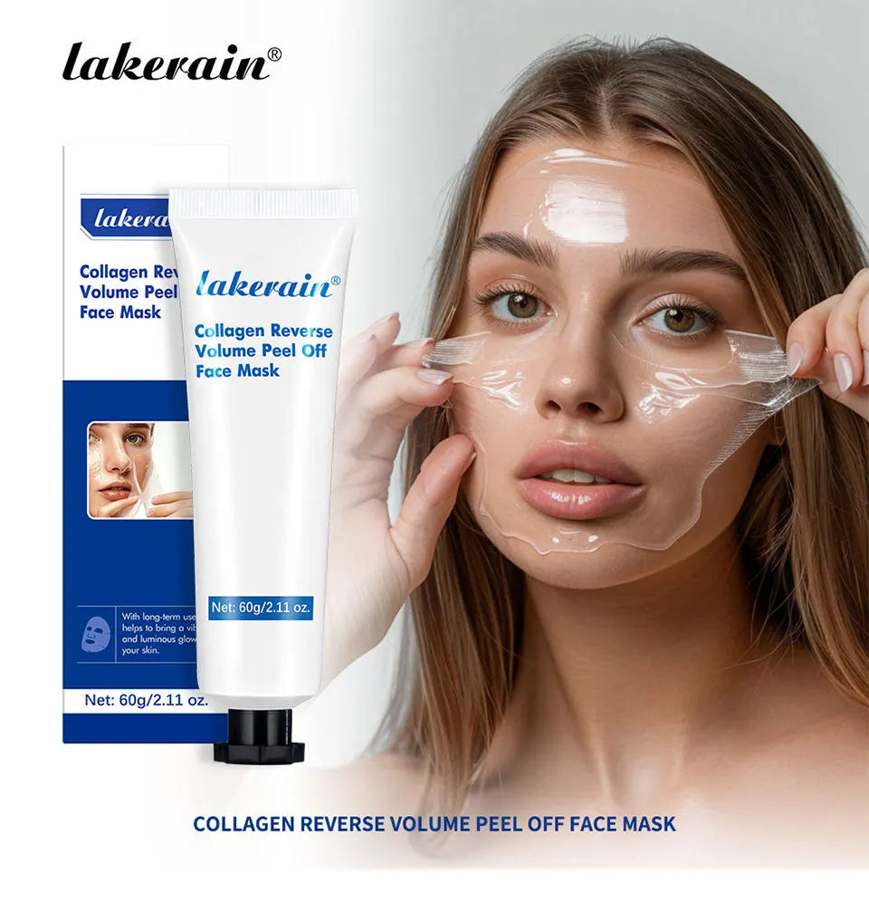 60gHydrolyzed Collagen Peel Off Mask, Hydrating Brightening Firming Moisturizing Skin Care Oasis Select 60g