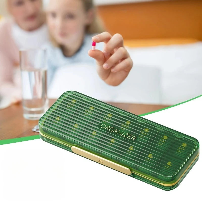 Portable Medicine Box 14 Cubes 21 Cubes Medicine Storage Dustproof Box Seven Days A Week Oasis Select