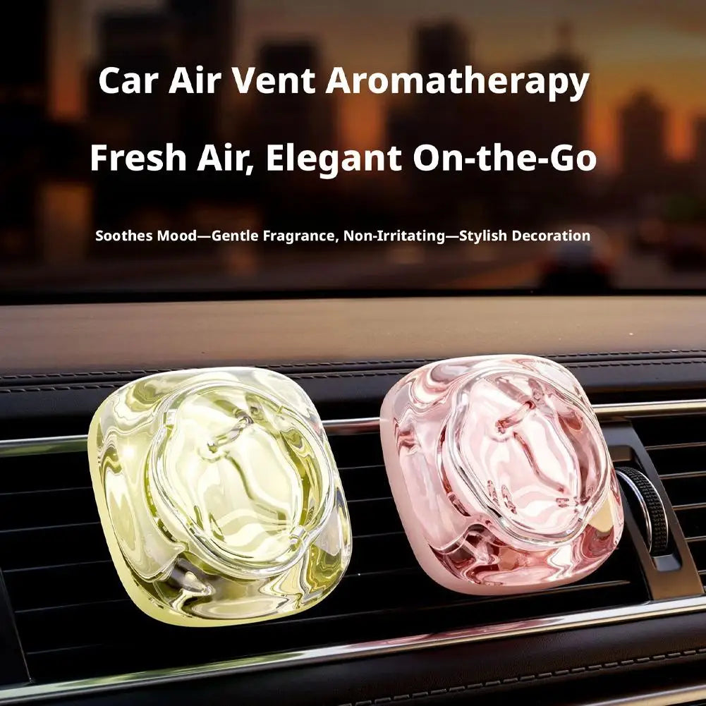 Car Air Freshener Vent Clip Aromatherapy Cube Diffuser