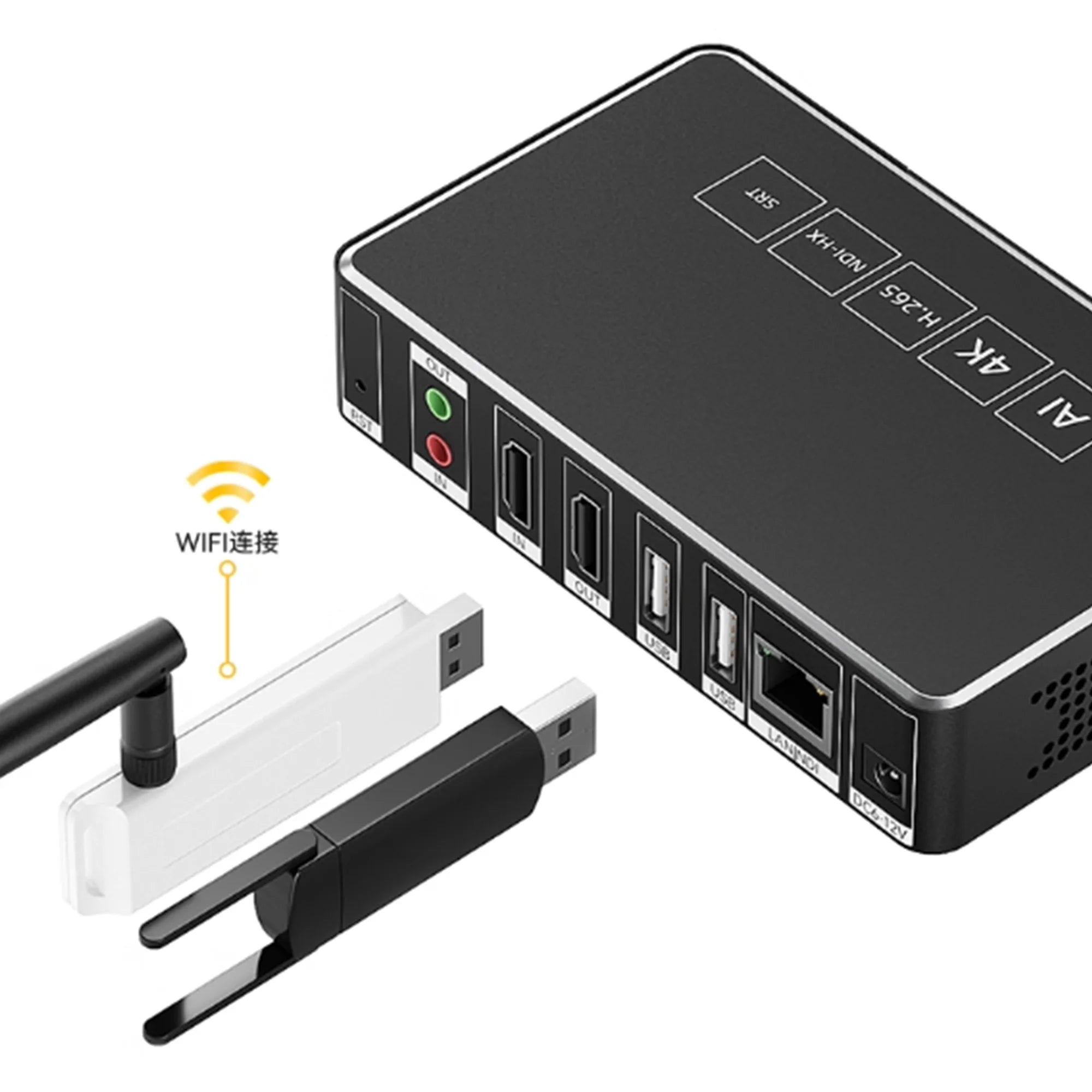HD Encoder NDI Decoder 4K 1080P SRT RTMP H265 Live Streaming Oasis Select