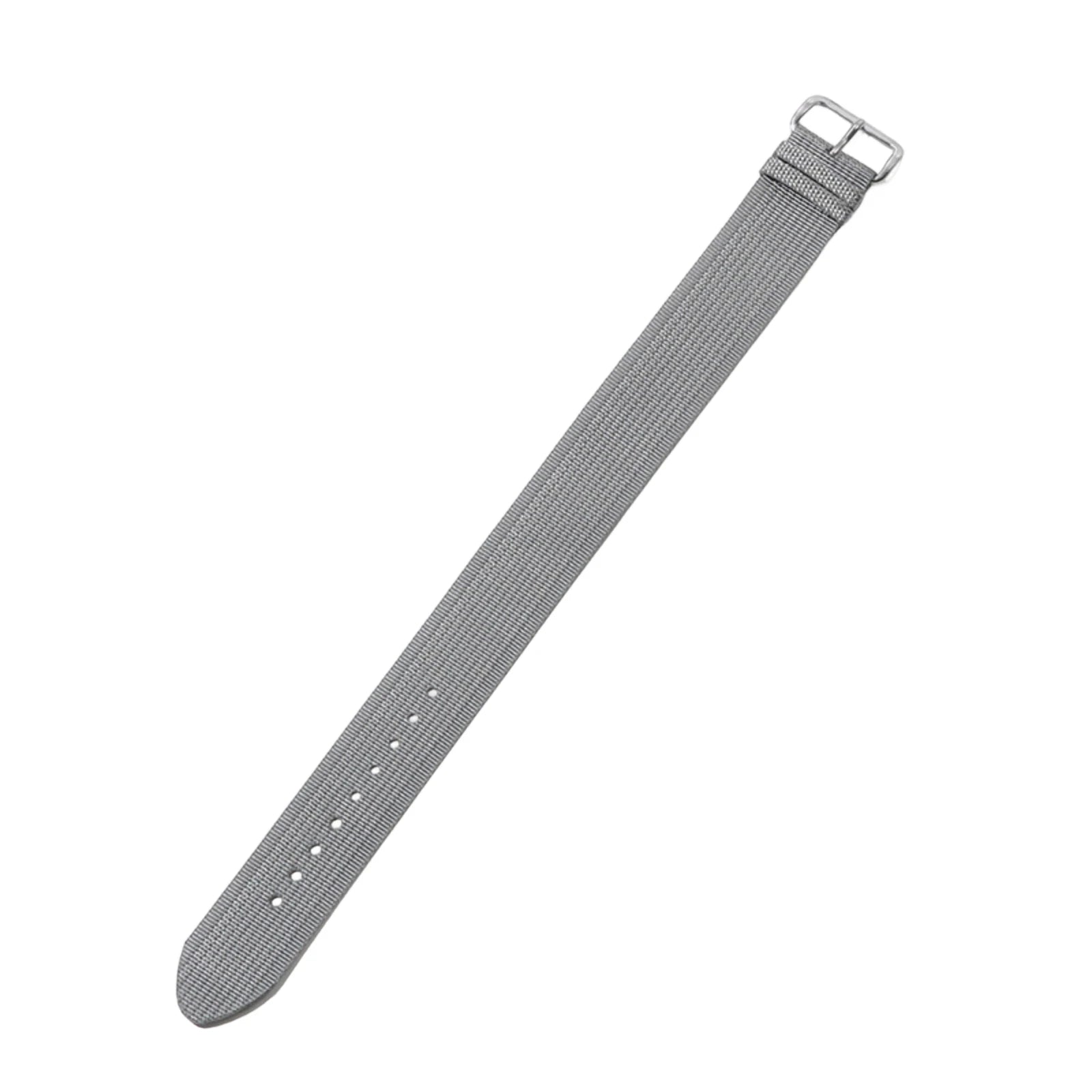 Nylon Military Sport Watch Strap – Soft Canvas Fabric Band Watch Strap Oasis Select 22mm Gray One Size