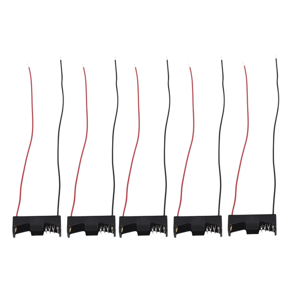 5PCS 1 23A A23 12V Battery Storage Clip Holder Box Case Cell Holder With Wire Oasis Select Default Title