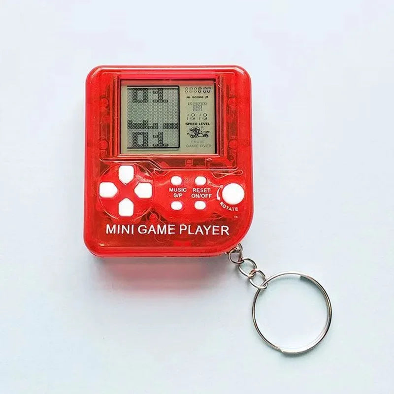 Retro Mini Handheld Game Players Classic Electronic Games Hand Held Console Game Child Puzzle Gaming Console Toys Gift Oasis Select Red