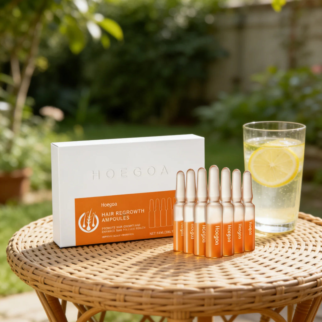 Hoegoa Hair Regrowth Ampoules – Scalp & Anti-Dandruff Treatment Hair Growth Serum Oasis Select