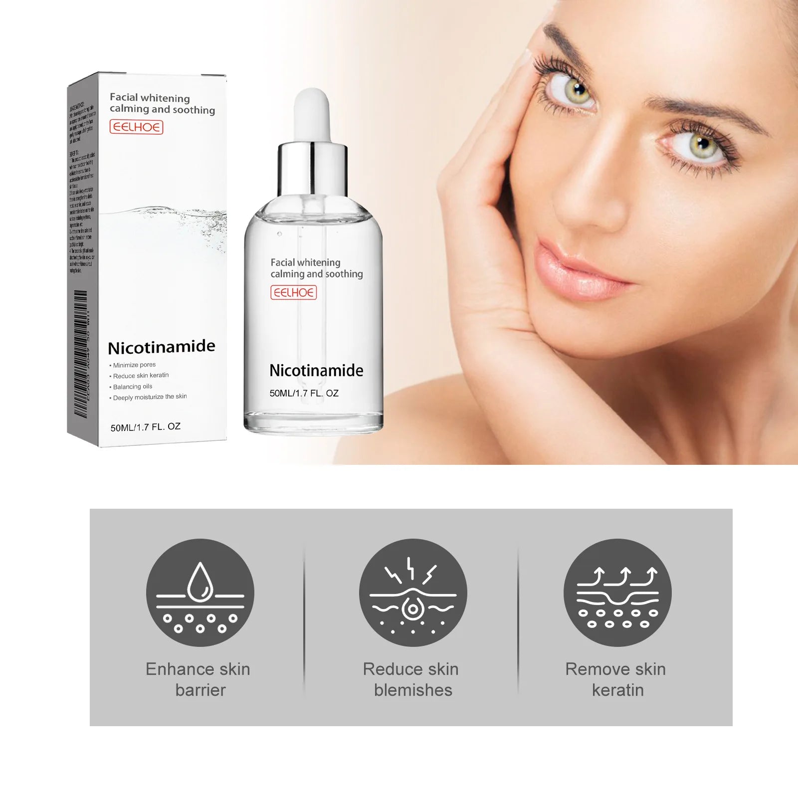 EELHOE Anti-Aging Face Serum – Firming, Pore Minimizing, 50ml Anti-Aging Face Serum Oasis Select