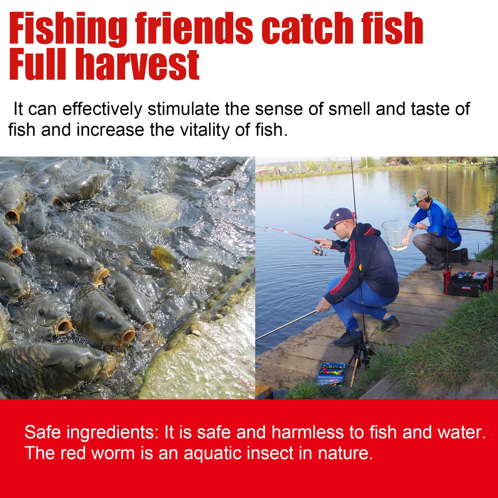 Wide Range Diffusion Red Worm Fish Attractant Liquid Draw Distant Fish Fast Acting Bait Booster For Lake River Sea Fishing Lure Oasis Select