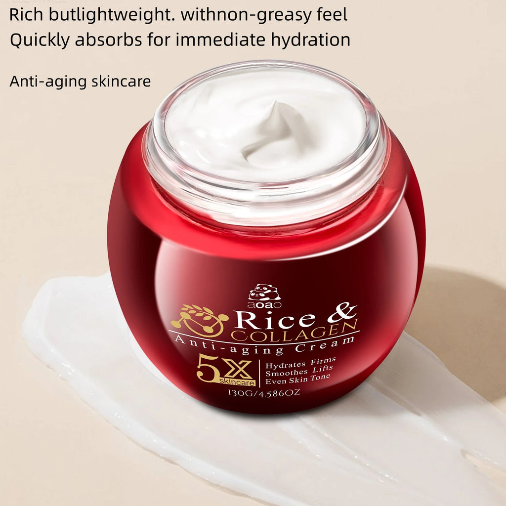 Rice Collagen Cream – Ceramides & Hyaluronic Acid Moisturizer