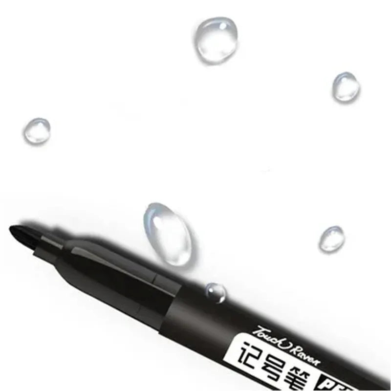 9/6/3pcs Permanent Art Marker Pen Fine Point Waterproof Ink Thin Nib Crude Nib Black Blue Red Ink 1.0mm Fine Color Marker Pens Oasis Select