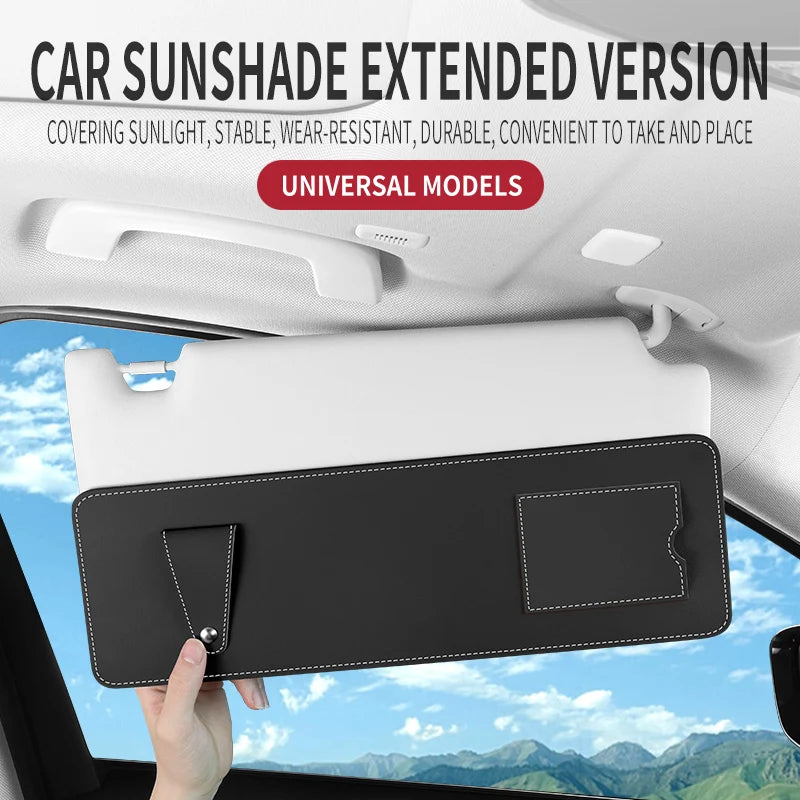 Car Sun Visor Extender – Adjustable UV & Glare Blocker