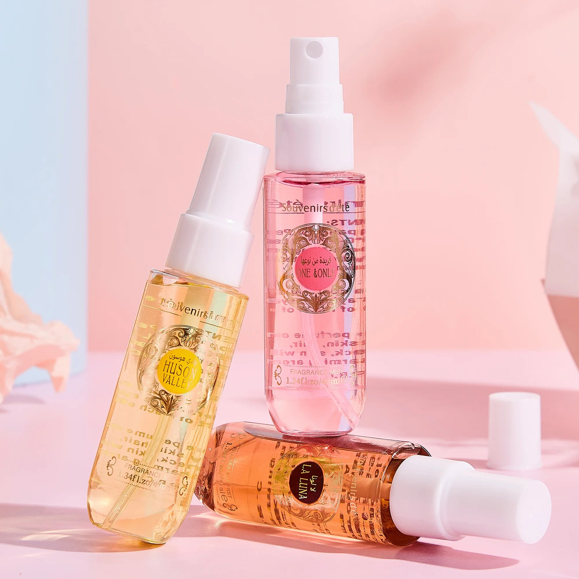 4-Piece Alcohol-Free Women's Body Spray Perfume Gift Set Body Spray Gift Set Oasis Select