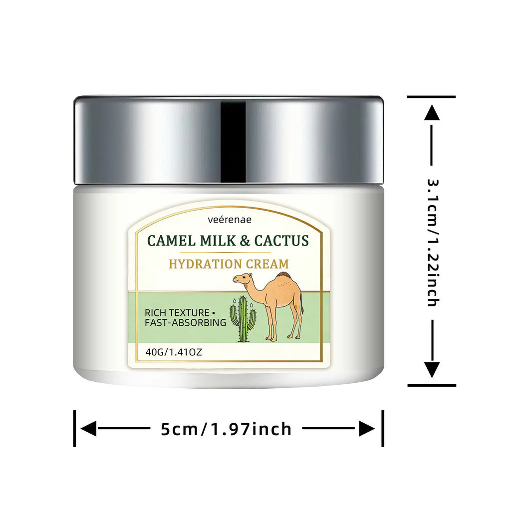 Camel Milk & Cactus Face Cream – Daily Hydration, All Skin