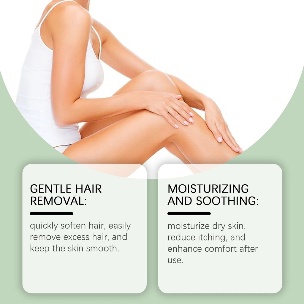 Aloe Vera Hair Removal Cream Health Painless Hair Remover Growth Inhibitor for Men Woman Reduce Itching Redness Sooth Skin Care Oasis Select