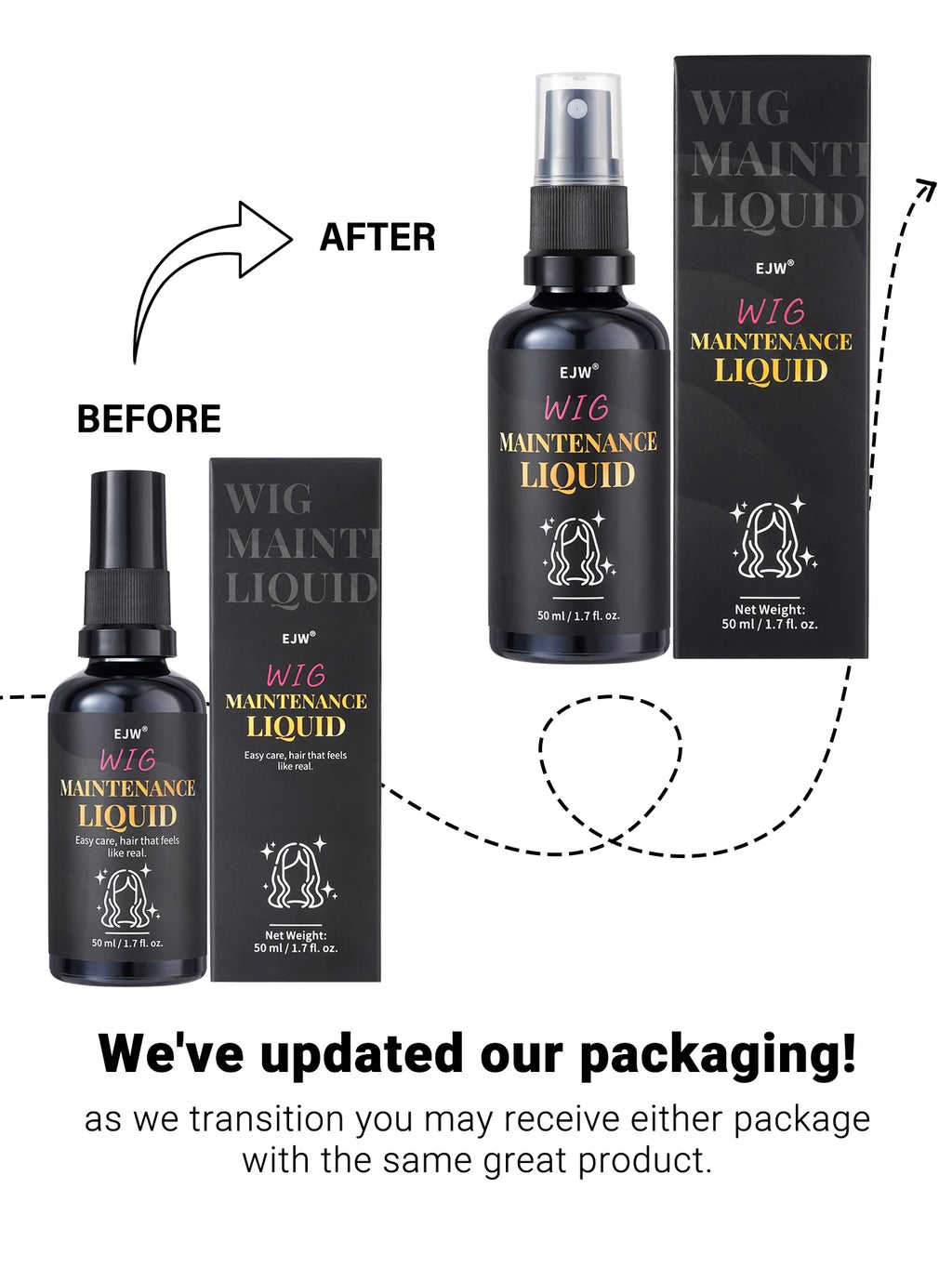 Wig Softener Detangle Spray – Fights Frizz for Lace Wigs Wig Detangle Spray Oasis Select Wig Spray 50ml