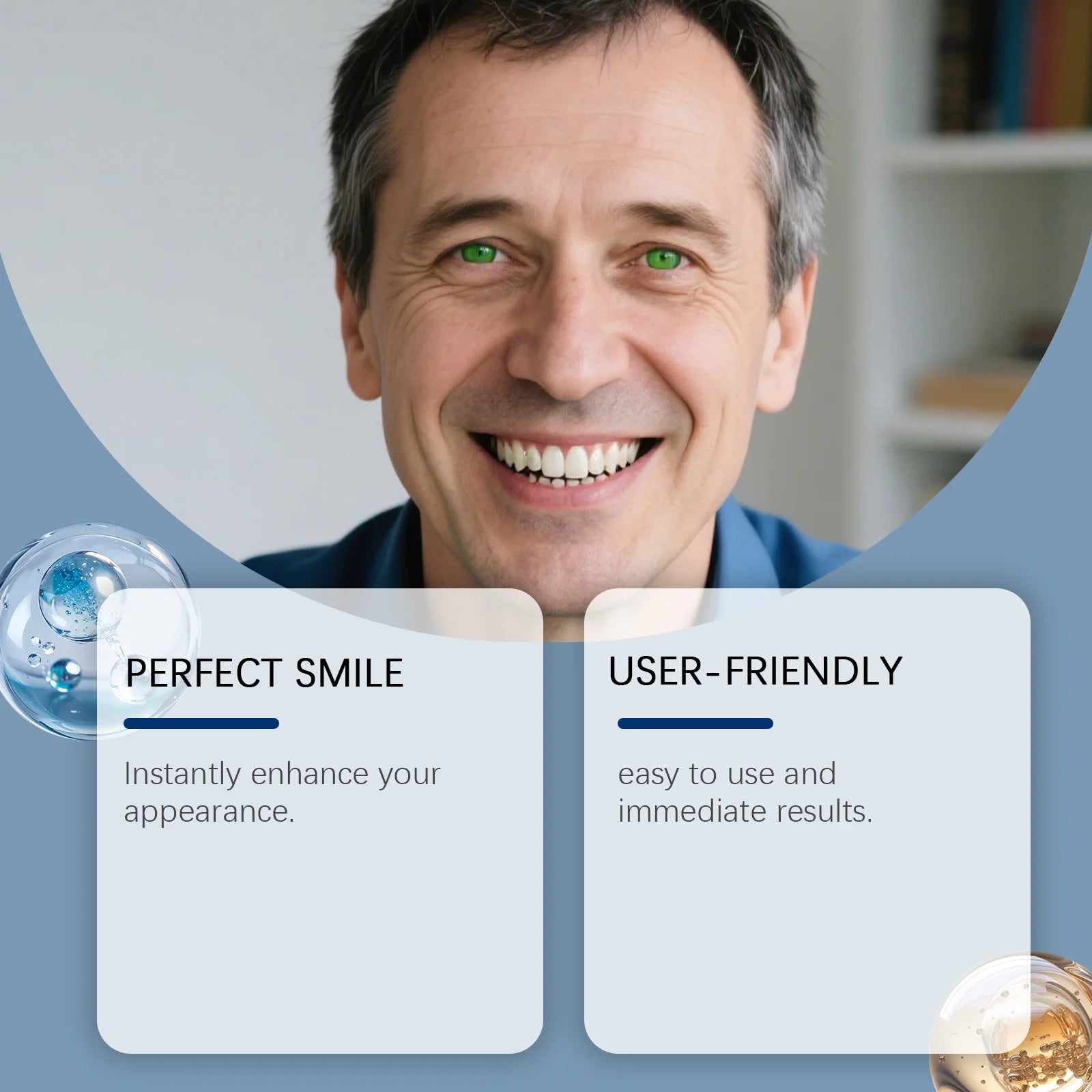Natural Smile Beauty Denture Decoration Set: A daily denture set with mild and comfortable materials, enhancing aesthetics. Oasis Select