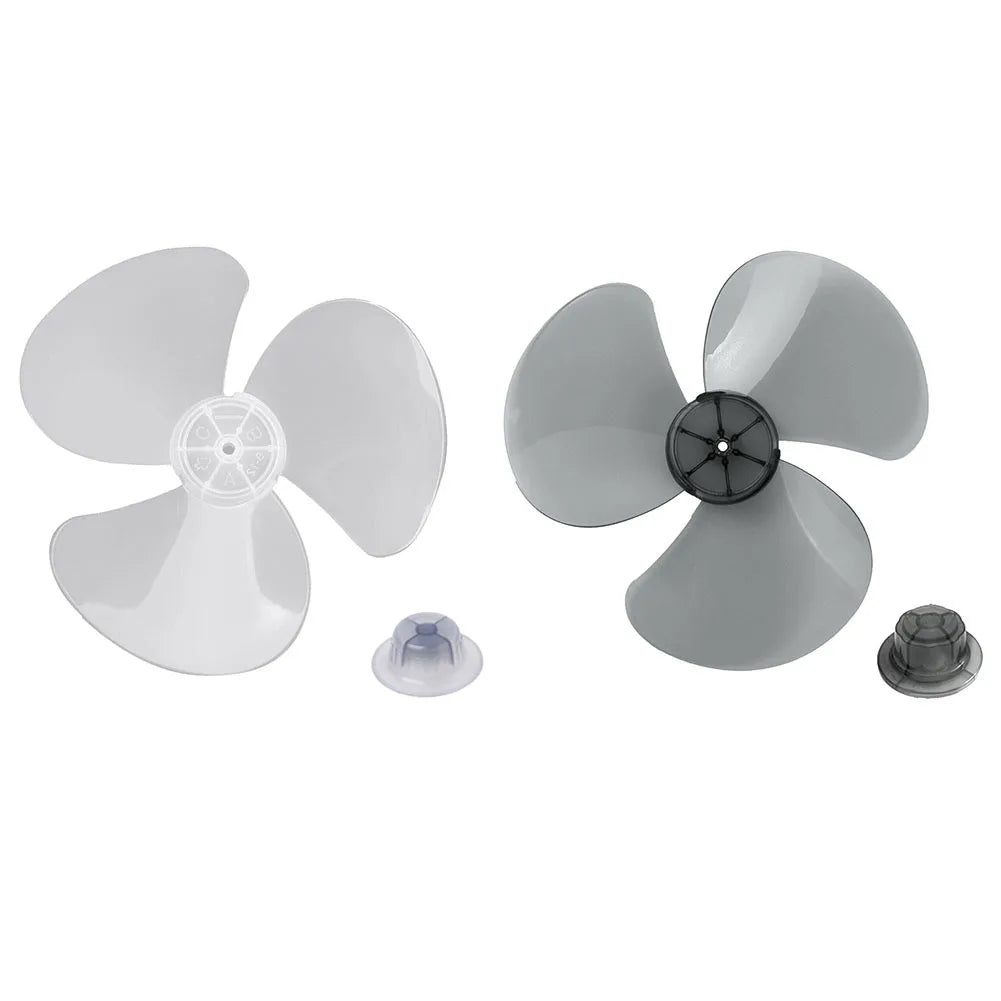16Inch 3 Leaves Plastic Fan Blade With Nut Coverfor Standing Pedestal Floor Table Fanner Electric Fan Accessories Oasis Select