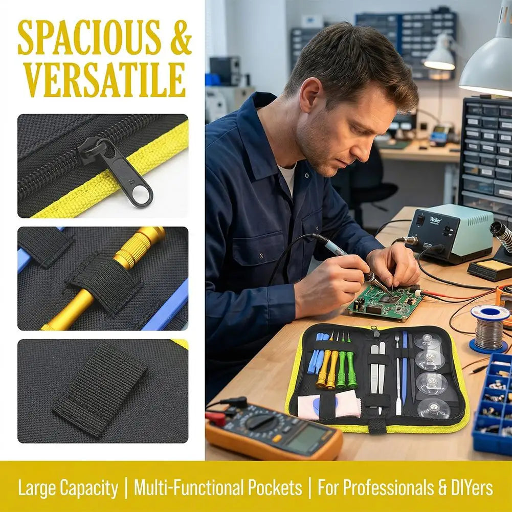 Oxford Canvas Tool Bag – Multifunction Repair & Hardware Pouch Tool Storage Bag Oasis Select