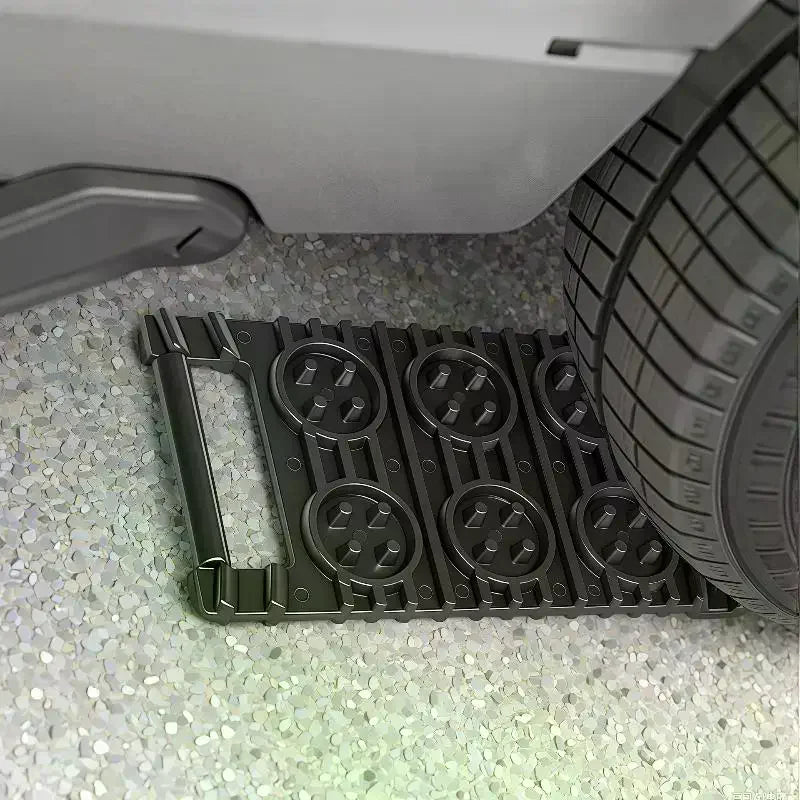 1PC Car Tire Emergency Anti-skid Board Recovery Tracks Traction Mat Board Snow Chain Shovel Ramps Pad Off Road Accessories Oasis Select
