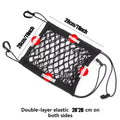Elastic Double Layer Motorcycle Cargo Net with Hooks | Luggage Net