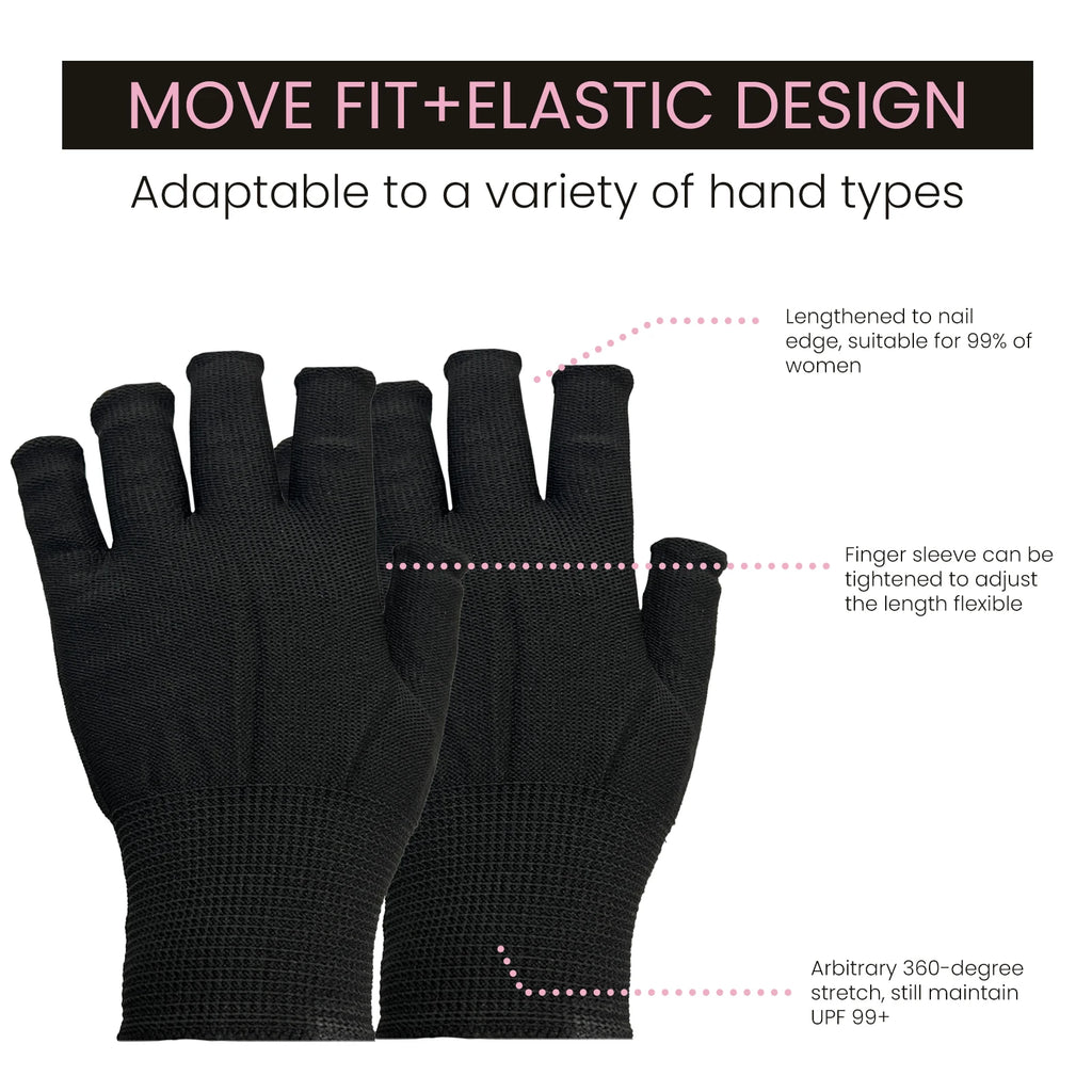 UV Protection Gloves for Nail Art – Anti-Tanning UV Lamp