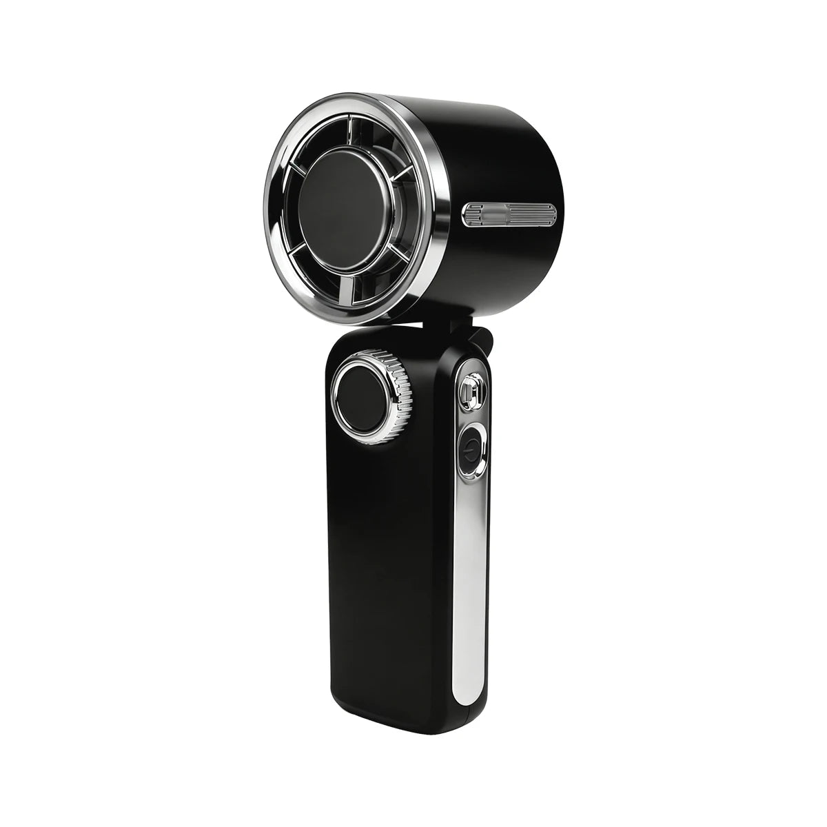 Portable Semiconductor Ice Cooling Handheld Fan 100 Speed Adjustable Fan Foldable Personal Fan High Speed Turbo Fan Oasis Select black