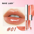 RAVE LADY 2-in-1 Double-End Lip Gloss & Shimmer Lipstick