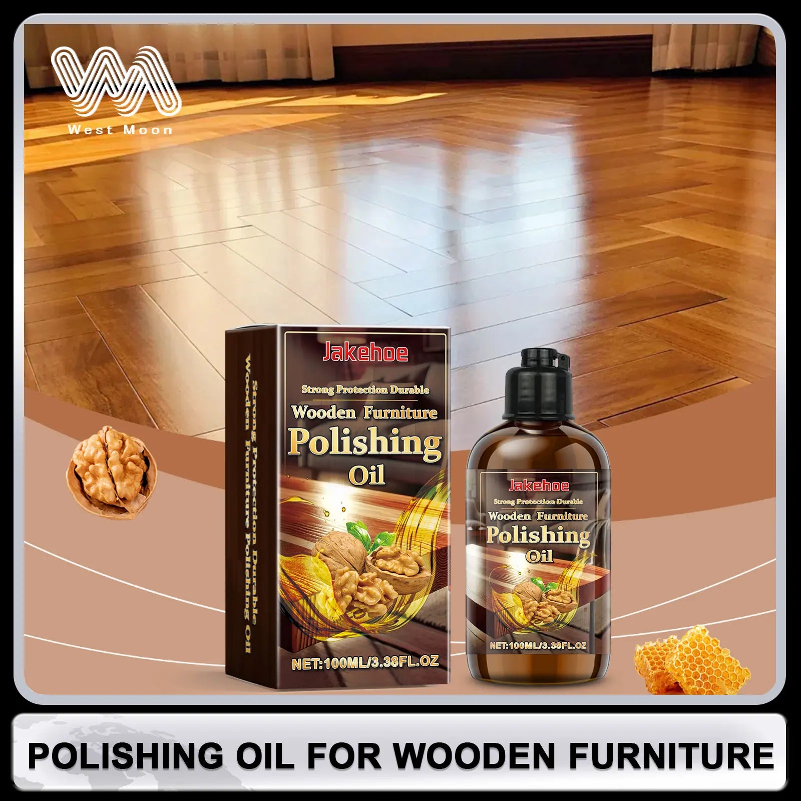Polishing Oil for Wooden Furniture Waterproof Restore Woody Luster Prevent Drying Cracking Long Lasting Moisturizing Wooden Care Oasis Select