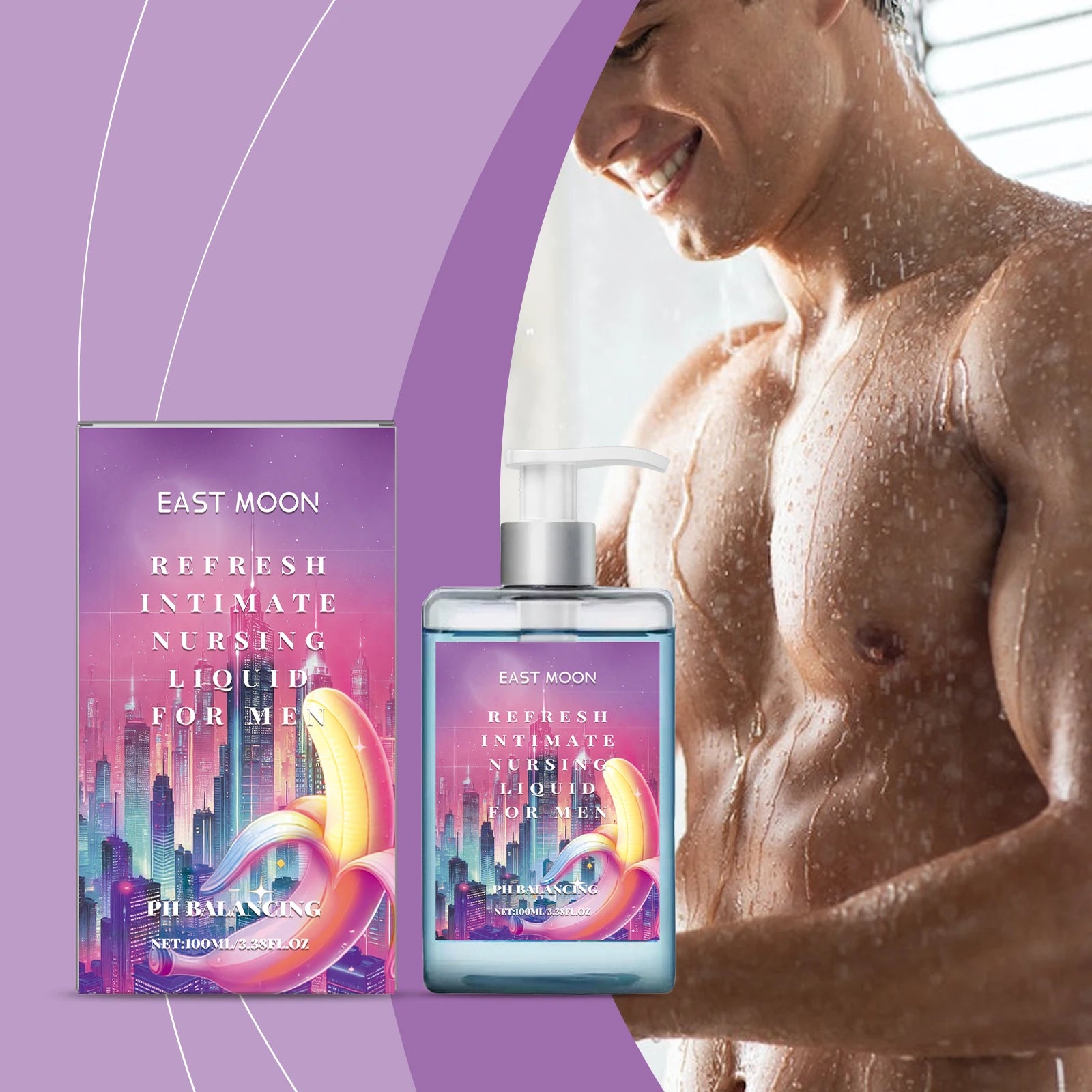 Men's Care Body Wash – Deep Cleansing + Soothing & Repairing, for Refreshing & Healthy Skin Oasis Select