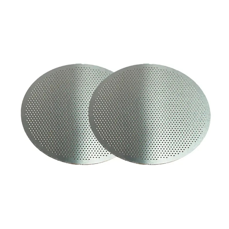2PCS Set Coffee Filter 51\53\58 MM Puck Screen Plate Replacement Backflush Filter Mesh Screen Filter for Coffee Machine Handle Oasis Select
