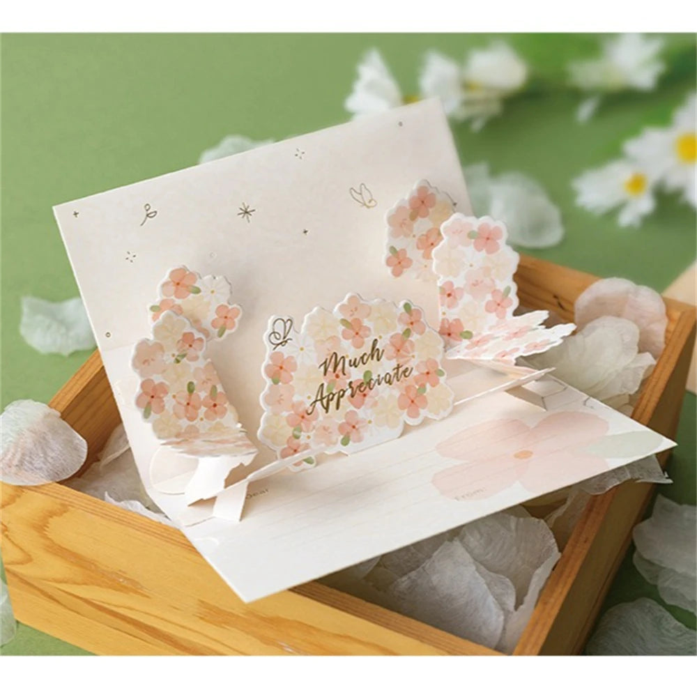 3D Pop-Up Floral Greeting Card | All Occasions Gift Card