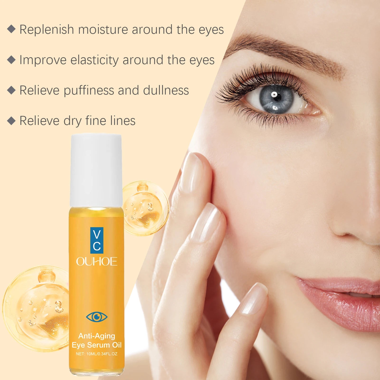 OUHOE Anti-Aging Eye Serum Oil – Dark Circles & Firming Eye Serum Oil Oasis Select