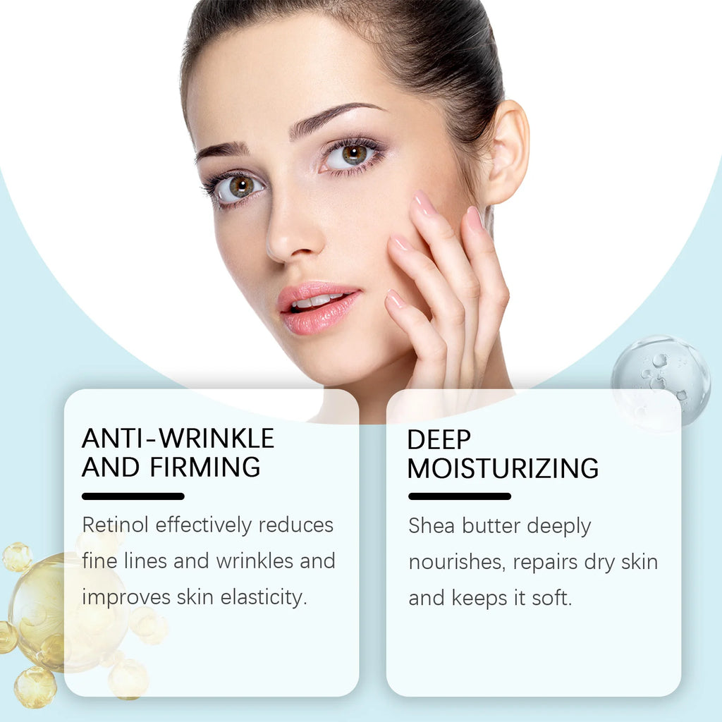 Retinol Wrinkle Removing Cream Firming Moisturizing Improve Dullness Glowing Skin Care Soothing Refreshing Face Repairing Cream Oasis Select