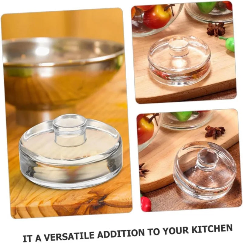 4pcs Glass Fermentation Weights for Wide-Mouth Mason Jars,Pickling Stones for Kimchi, Sauerkraut,Vegetable Fermentation &Canning Oasis Select