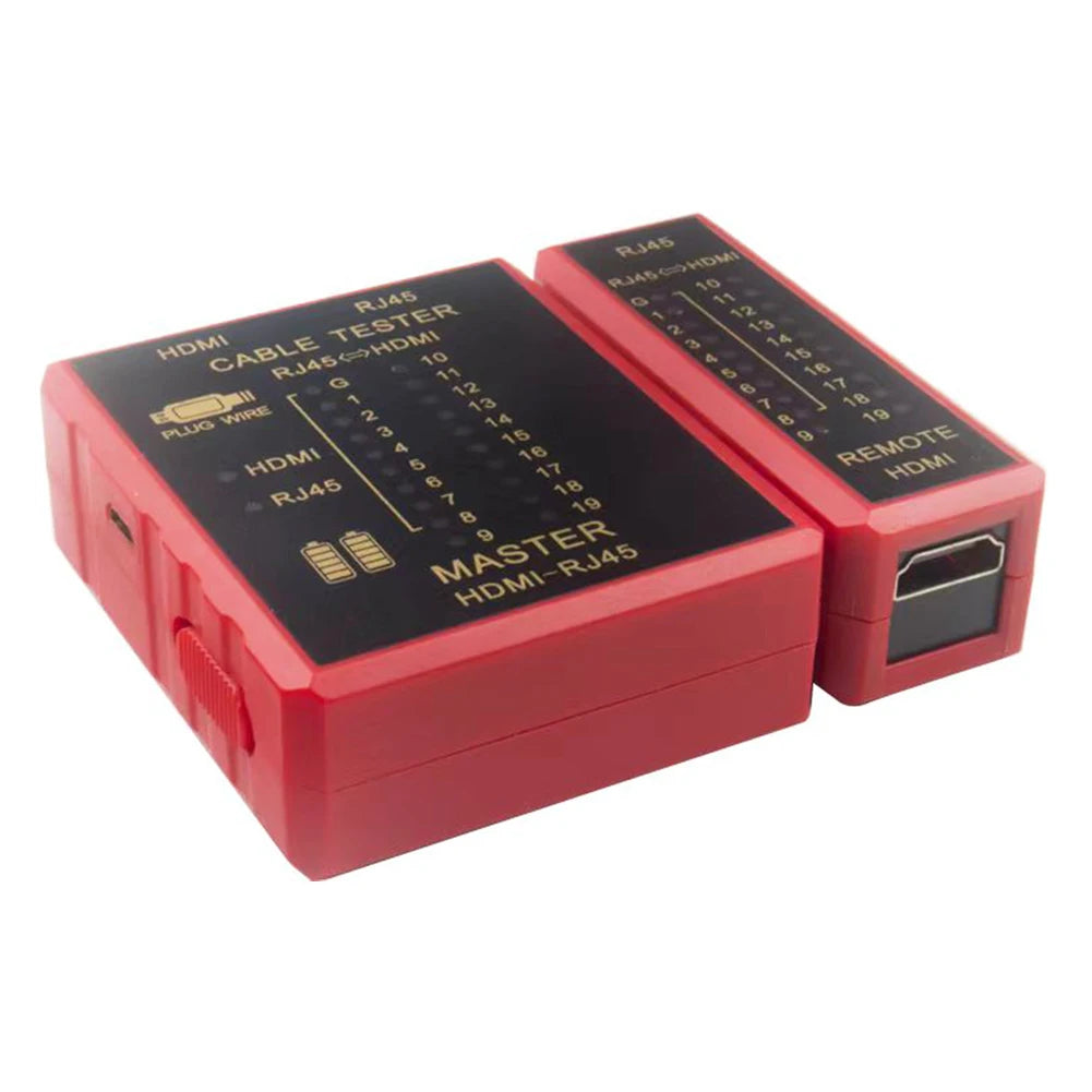 HDMI & RJ45 Network Cable Tester | POE Anti-Burn Protection