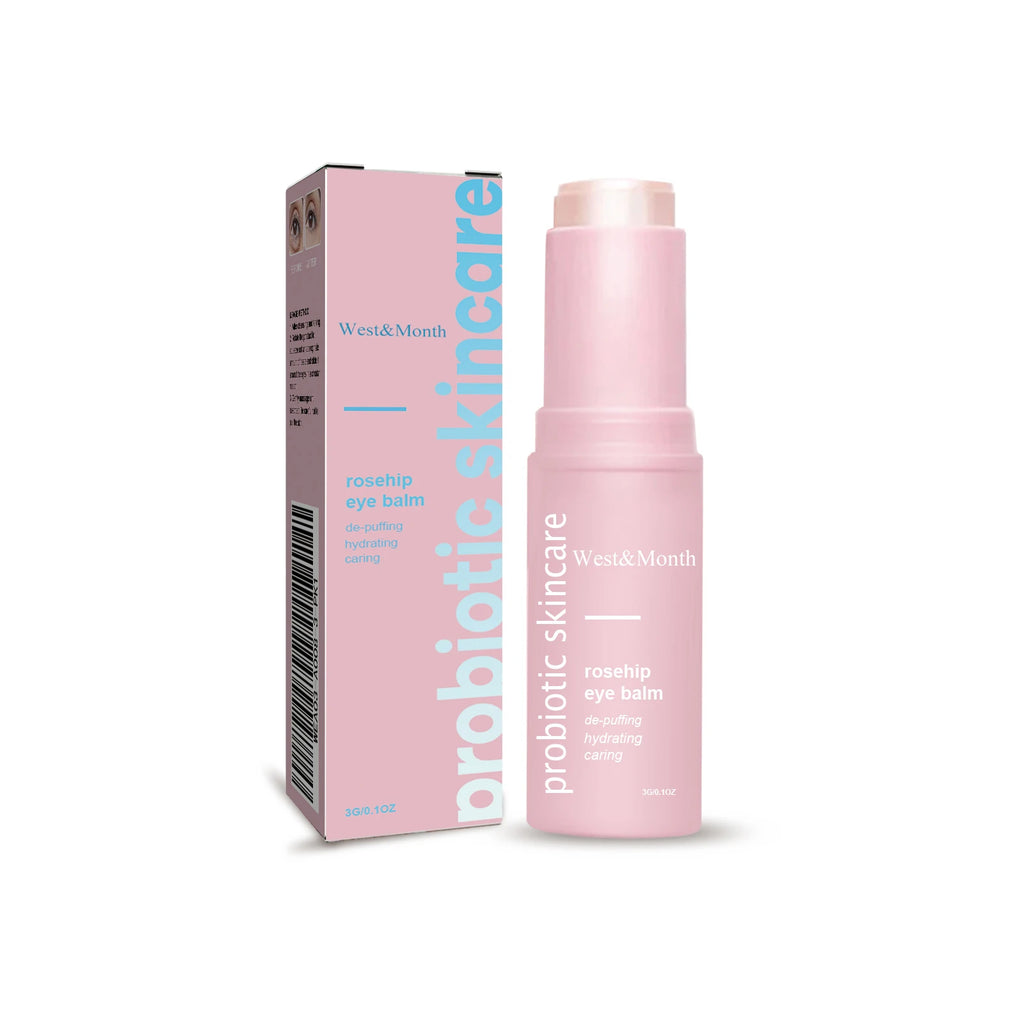 Women Extra Renewing Rosehip Eye Balm Face Lifting Moisturizing Balm Stick Fine Lines Removal Hyaluronic around the Eye Care15ml Oasis Select 1pcs