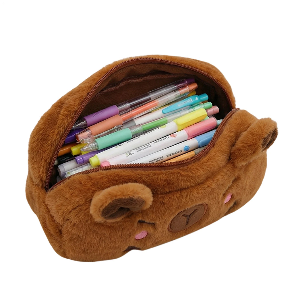 Pencil Cases For Kids Cute Cartoon Capybara Pencil Pouch Organizer Large Capacity Pen Bag School Stationeries Pencil Organizer Oasis Select
