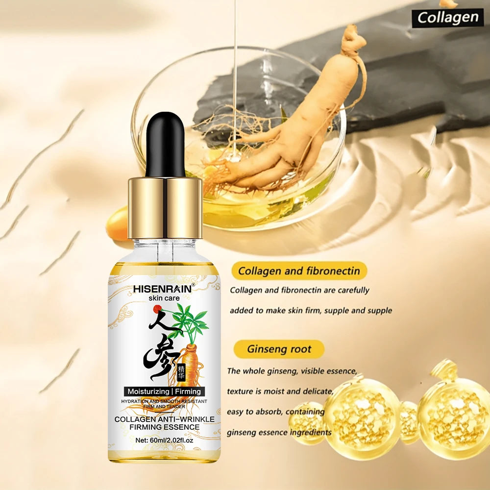 HISENRAIN Ginseng Collagen Anti-Aging Face Serum | Firm & Hydrate Anti-Aging Face Serum Oasis Select
